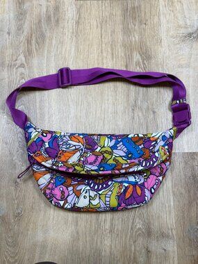 Vera Bradley Featherweight Portnoy Belt Bag Fanny Pack Black Quilted Crossbody A